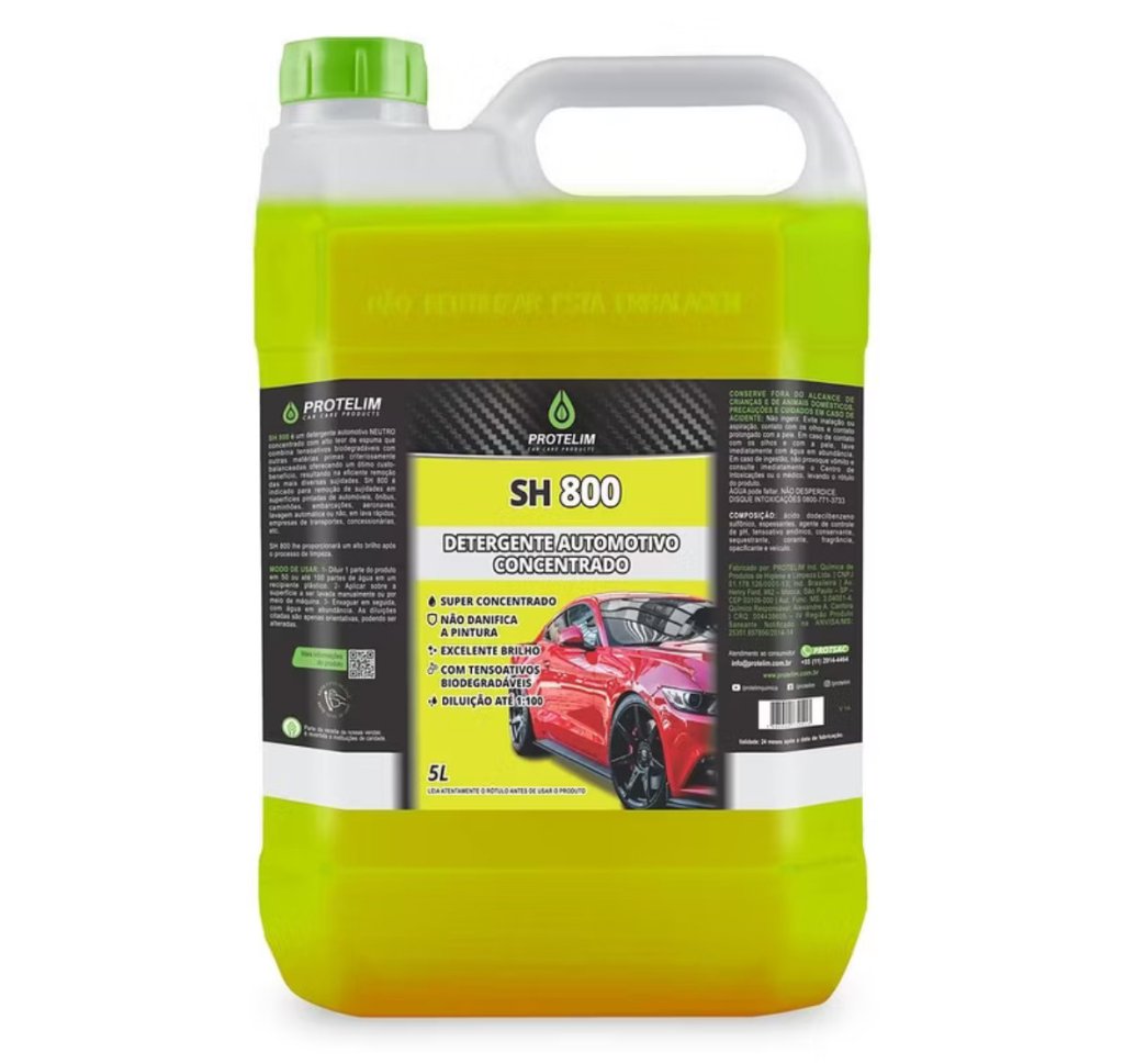 Prot-Sh 400 Shampoo Automotivo - 5 Litros - Protelim