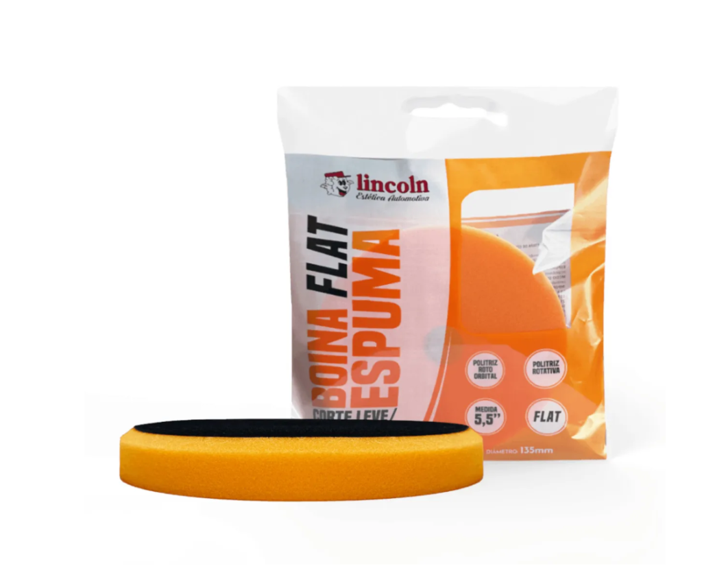 Boina SV de espuma Laranja Corte leve/refino 5,5