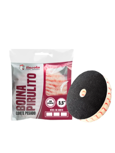 BOINA 5,5 PIRULITO POWER CORTE PESADO (LISTRA VERMELHA) COM INTERFACE ROTATIVA LINCOLN