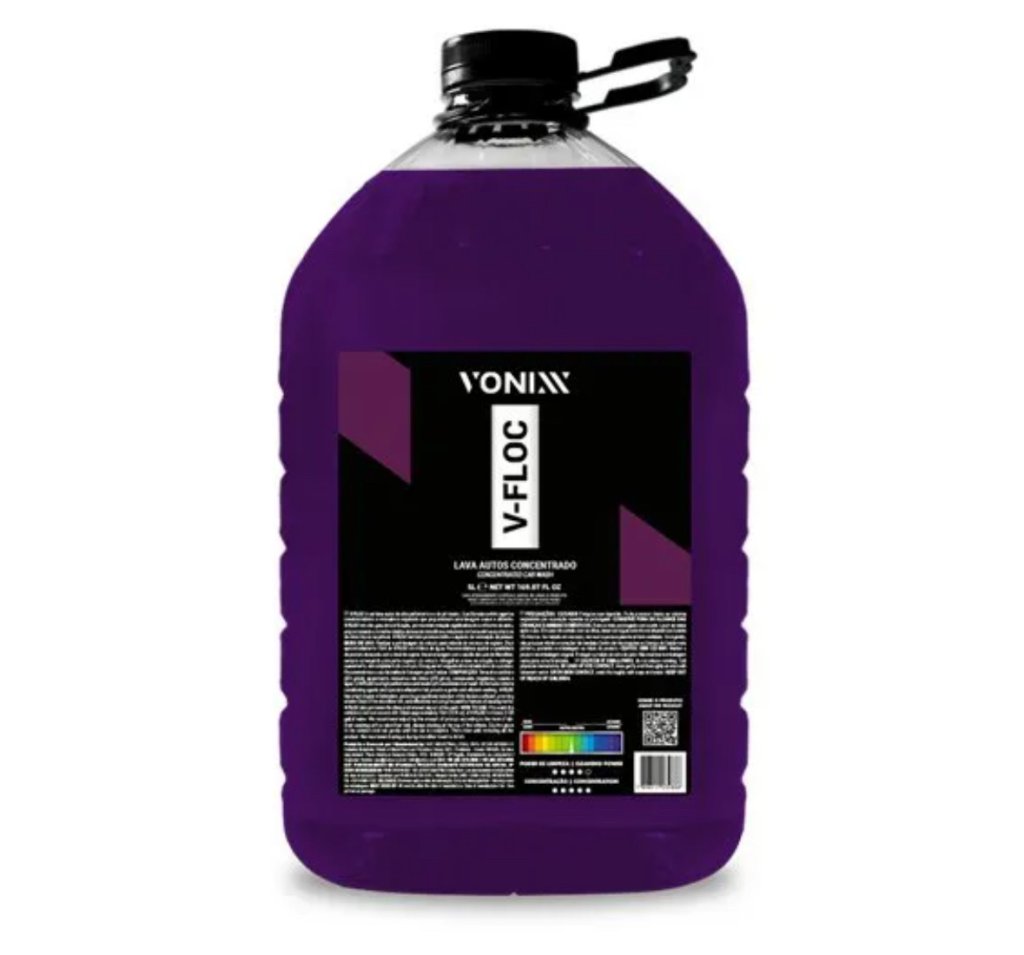 V-FLOC - Lava Auto Super Concentrado - Diluição 1:400 - Vonixx (5 Litros)