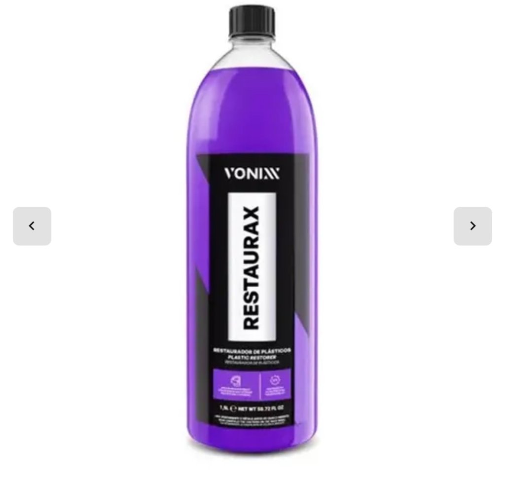 Restaurax Restaurador de Plásticos Internos e Externos - Vonixx (1,5L)