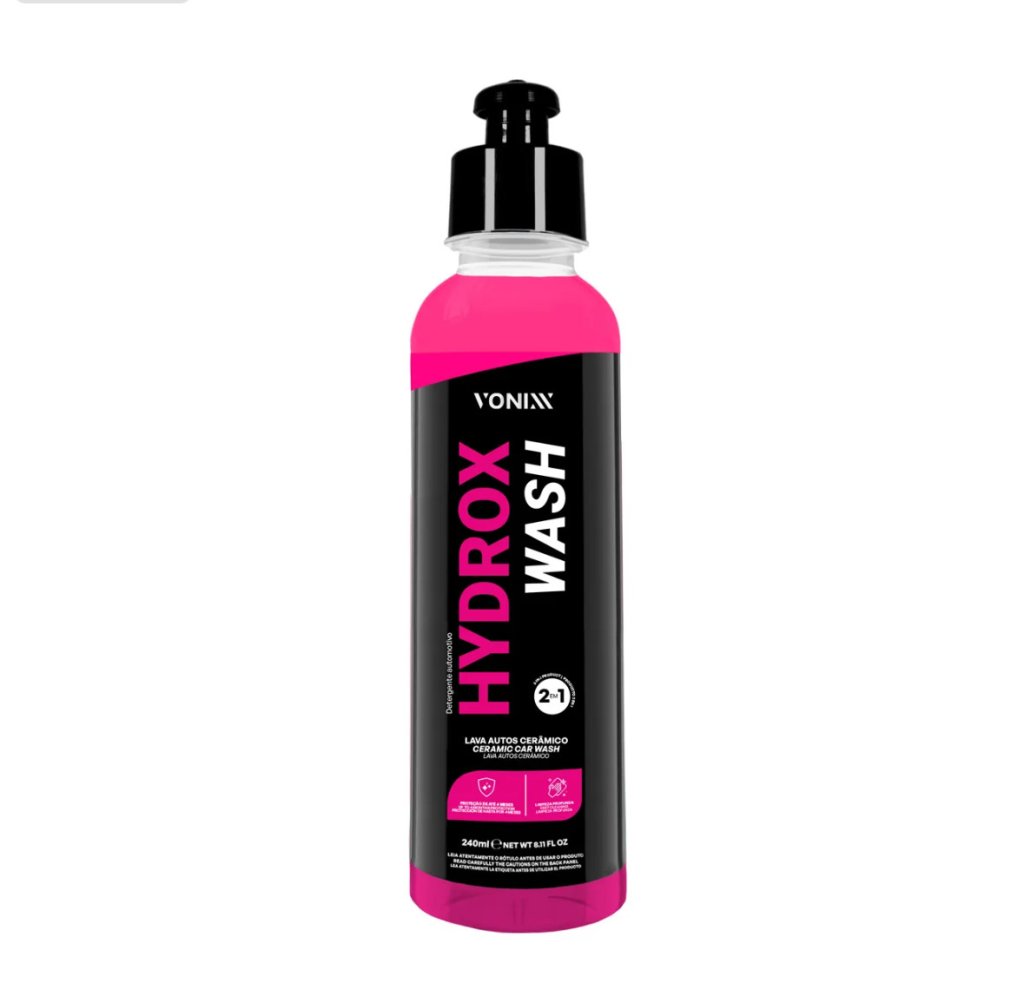 Hydrox WASH Lava Auto Cerâmico 2 em 1 - Vonixx (240ml) Diluição: Até 1:100