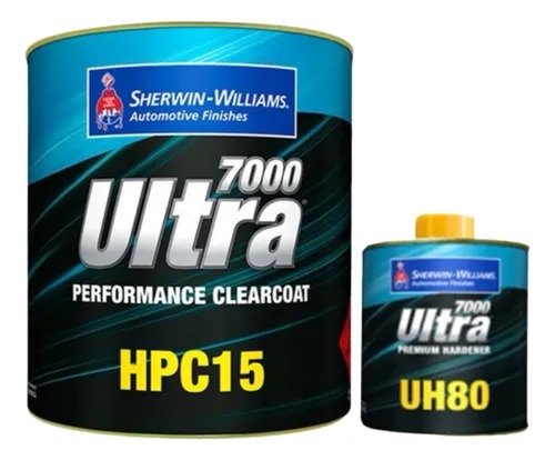 KIT VERNIZ HPC15 ULTRA 7000 HIGH PERFORNACE CLEARCOAT 900ML + 180ML UH80 SHERWIN WILLIAMS