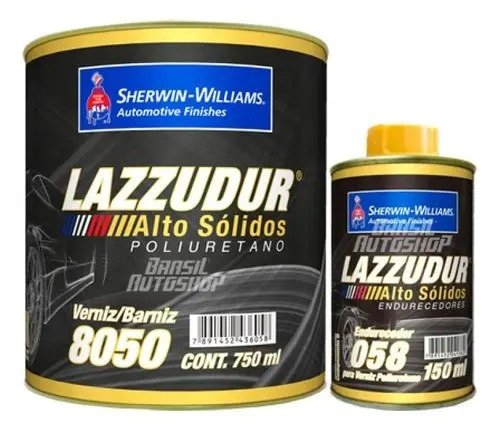 KIT VERNIZ 8050 ALTO SÓLIDOS PRONTO USO  COMP A+B SHERWIN WILLIANS