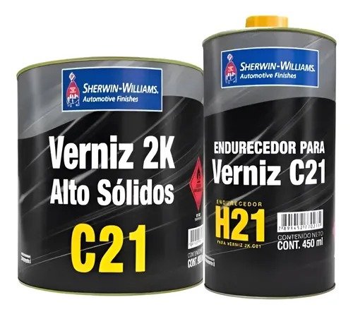 KIT VERNIZ C21 2K ALTO SOLIDOS 9000ML +450ML CAT SHERWIN WILLIAMS