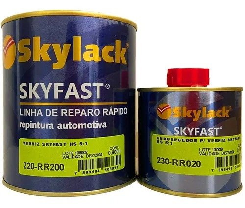 KIT VERNIZ SKYFAST HS 5:1 0,900ML + 180ML CAT SKYLACK