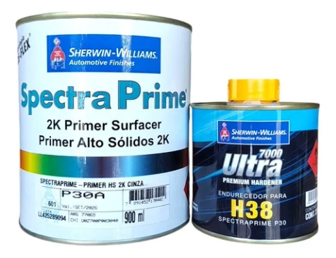 KIT SPECTRAPRIME-PRIMER HS 2K CINZA 900ML + H38 225ML CAT  SHERWIN WILLIANS