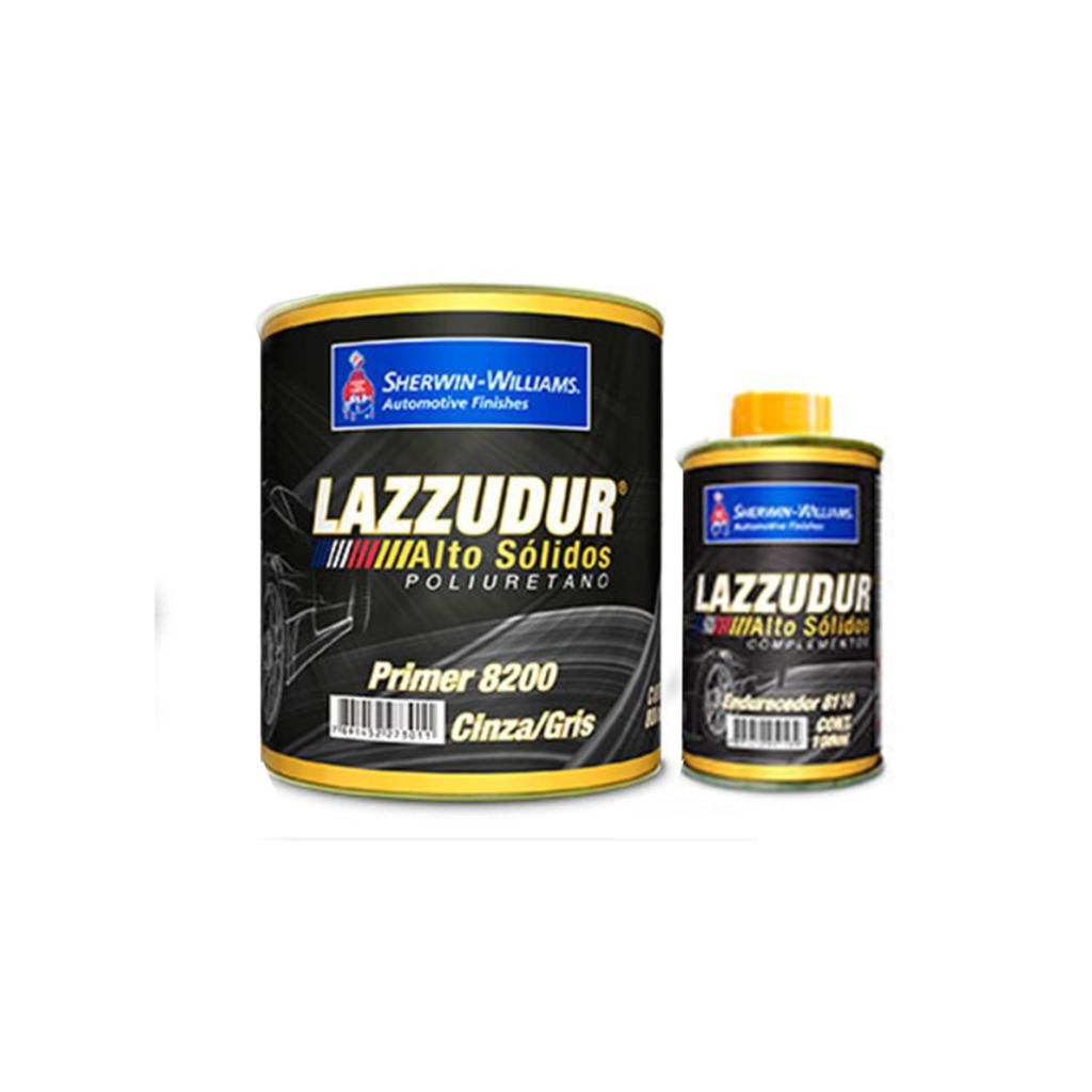 KIT PRIMER PU 8200 8:1 CINZA 800ML + 8110 100ML CAT SHERWIN WILLIANS