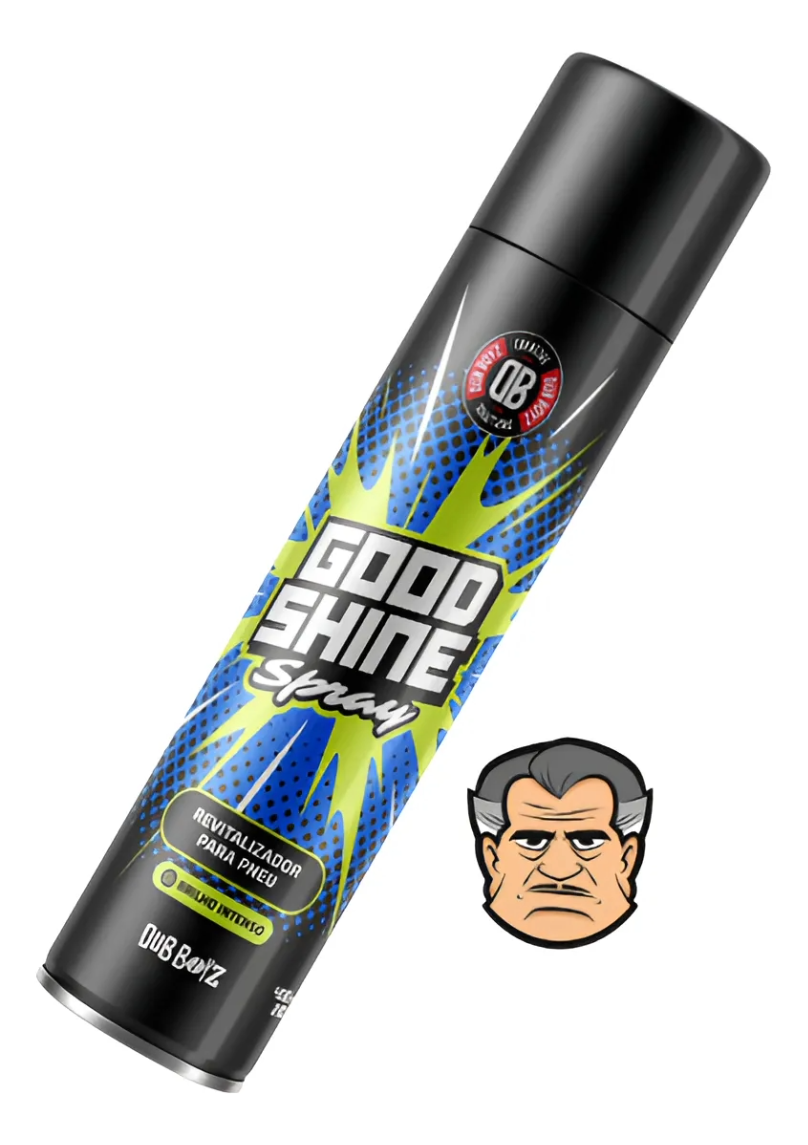 GOOD SHINE REVITALIZADOR AEOSOL PARA PNEUS COM BRILHO INTENSO 400ML DUB BOYZ