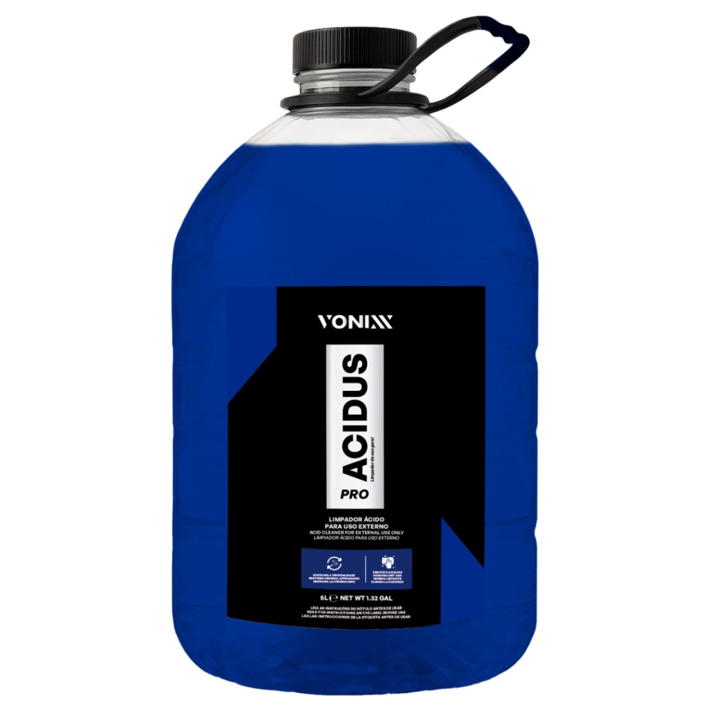 ACIDUS PRO Limpador de Uso Geral (Uso Externo) - Vonixx (5 Litros) Diluição: Até 1:30