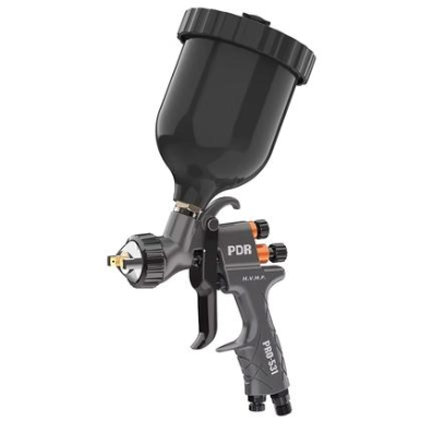 Pistola Pintura PRO 531P  Grav. HVMP B. 1,2mm 600ml Copo Preto PDR