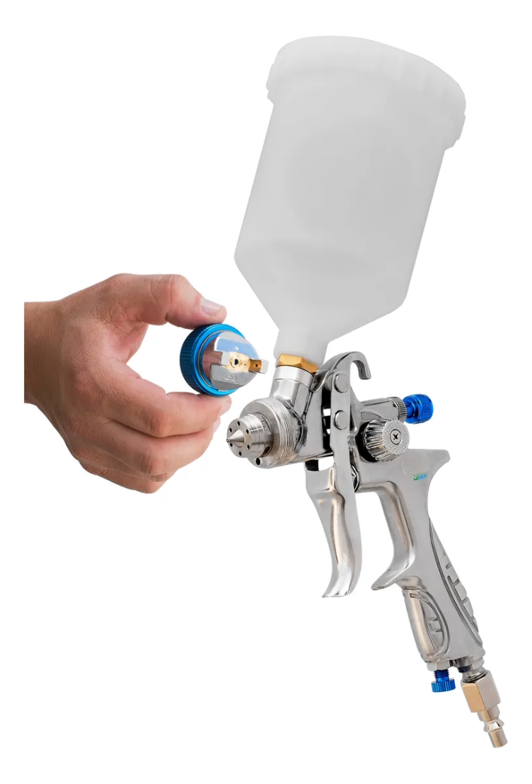 Pistola PRO 530 Pintura Grav. HVLP Bico 1,3mm 600ml PDR