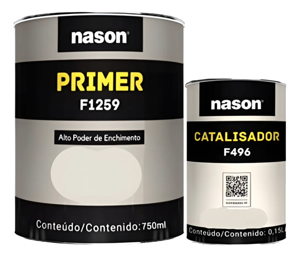 KIT PRIMER PU F1259 CINZA NASON 750ML + 150 CAT F496 AXALTA 