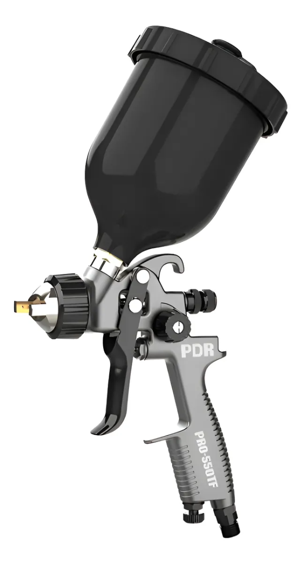 Pistola PRO 550LE Pintura Grav. HVLP B. 1,4mm 600ml Copo Preto Ed. Limitada PDR