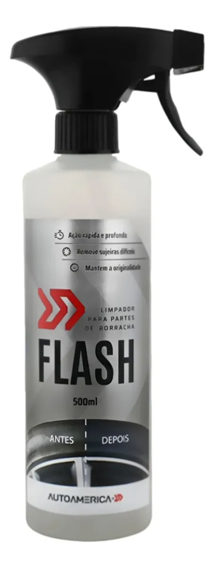 FLASH LIMPADOR DE BORRACHA AUTOAMERICA- 500ML