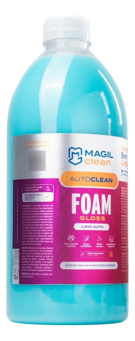 FOAM GLOSS LAVA AUTO  3L MAGIL CLEAN