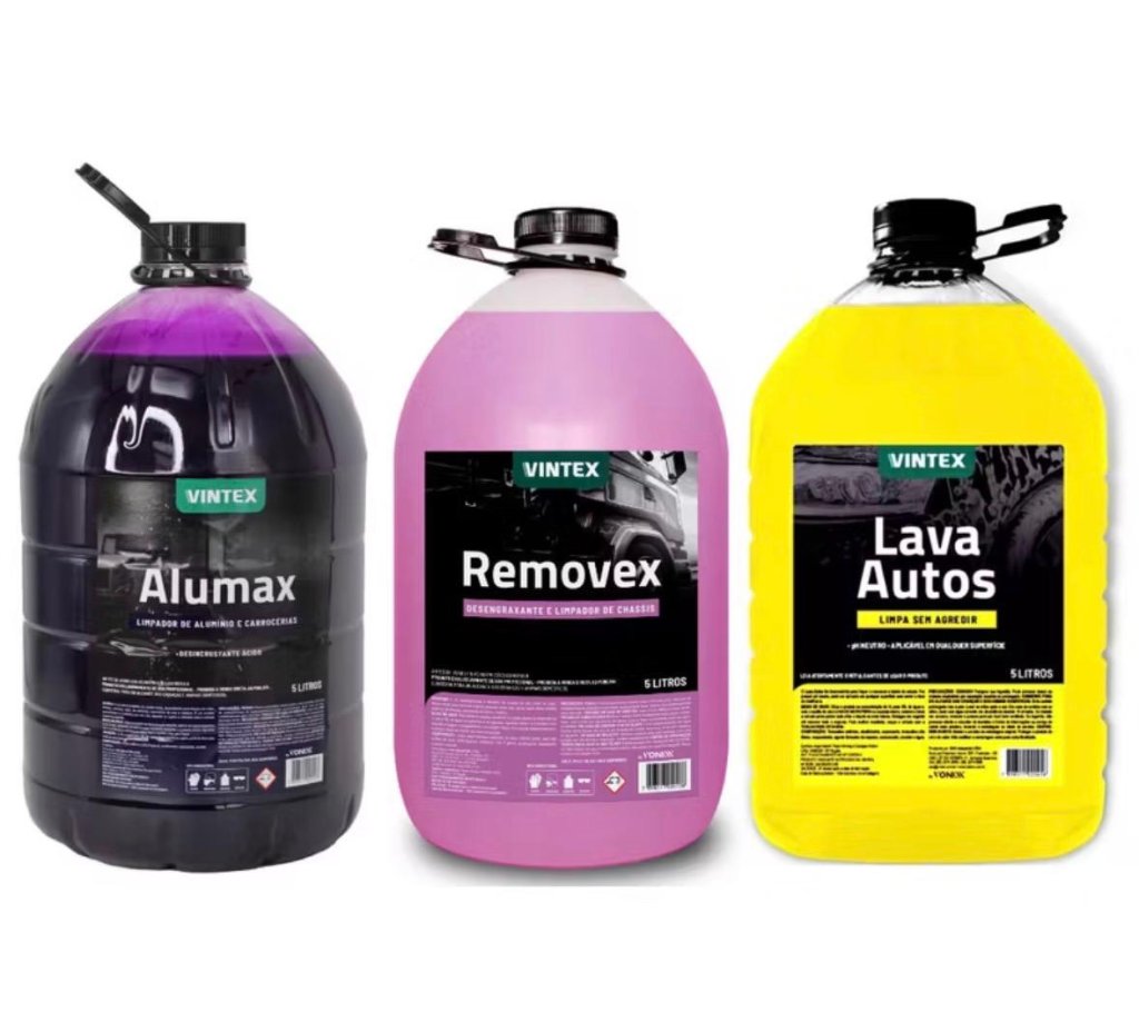 kIT VONIXX ALUMAX 5L- REMOVEX 5L - LAVA AUTO 5L 