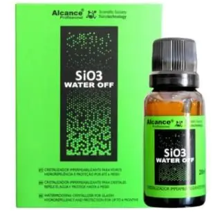 SIO3 WATER OFF 20ml Cristalizador de vidros ALCANCE