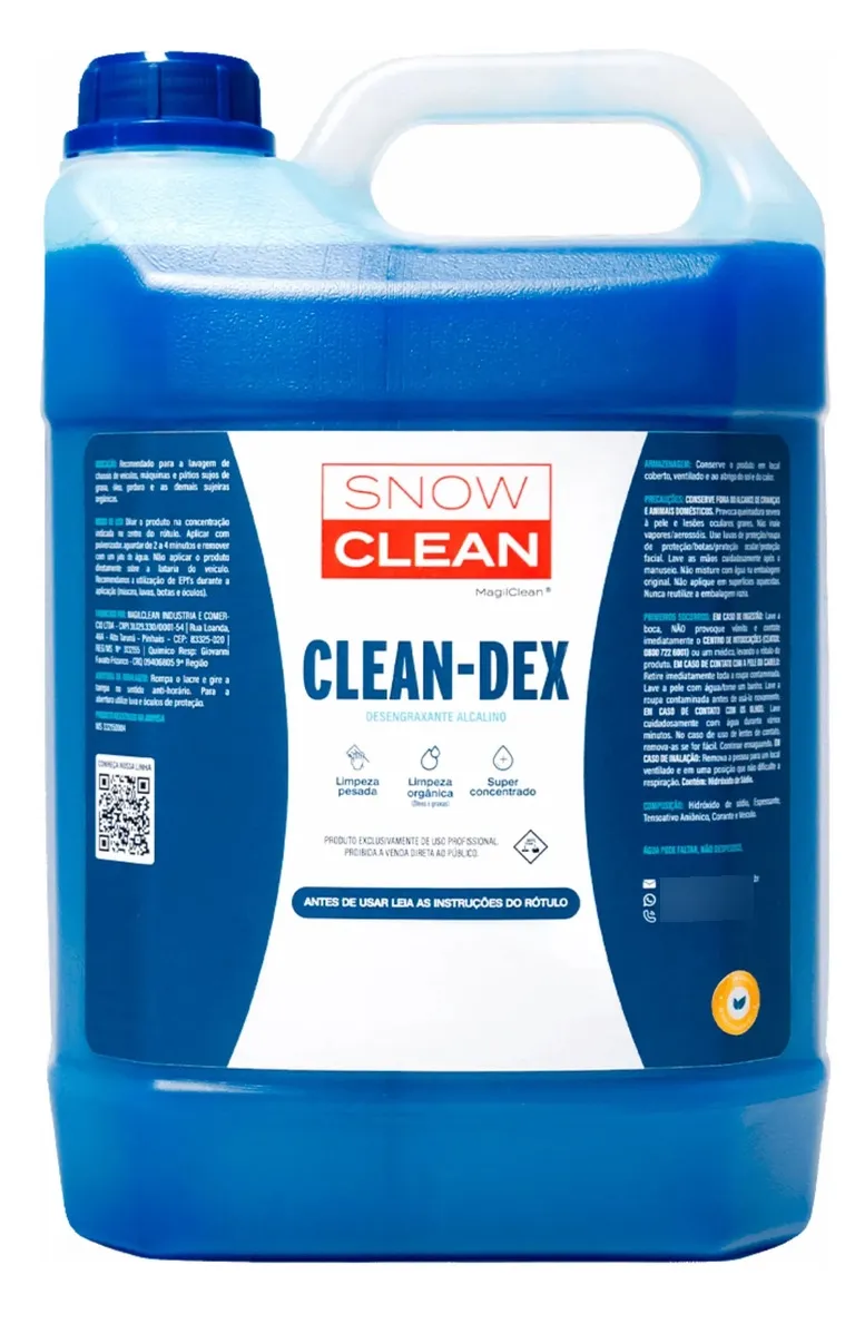 CLEAN-DEX DESENGRAXANTE ALCALINO 5L MAGILCLEAN 