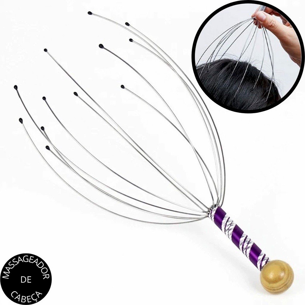 MASSAGEADOR MANUAL DE CABEÇA