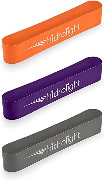 FAIXA ELÁSTICA MINIBAND HIDROLIGHT - 3 UNID.