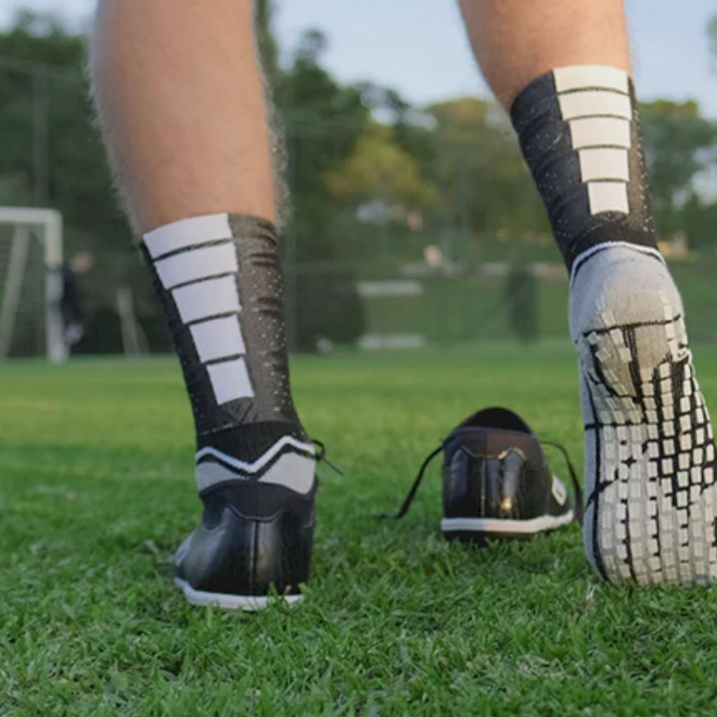 MEIA FUTEBOL ANTIDERRAPANTE COM GRIP COMPRESSÃO MÉDIA