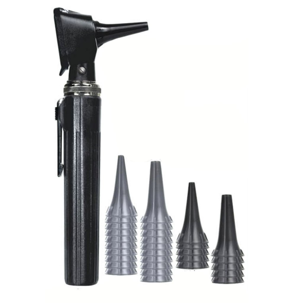 MINI OTOSCOPIO MIKATOS (PRETO) LED