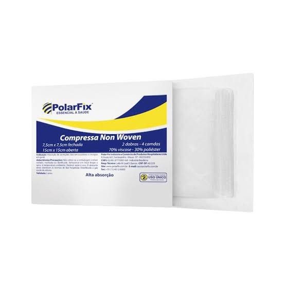 GAZE ABSORVENTE 7,5 X 7,5 POLARFIX 