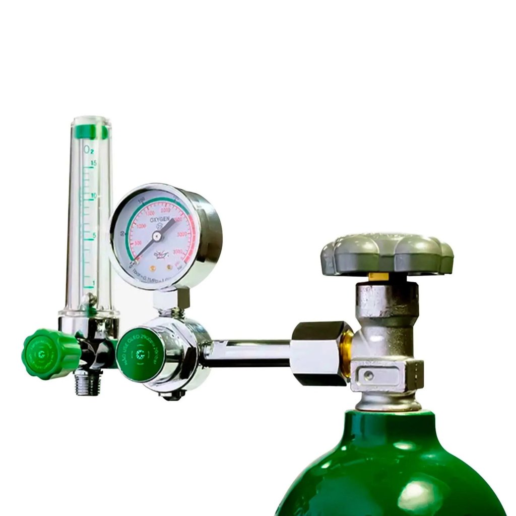 REGULADOR DE PRESSÃO COM FLUXÔMETRO PARA OXIGÊNIO MEDICINAL