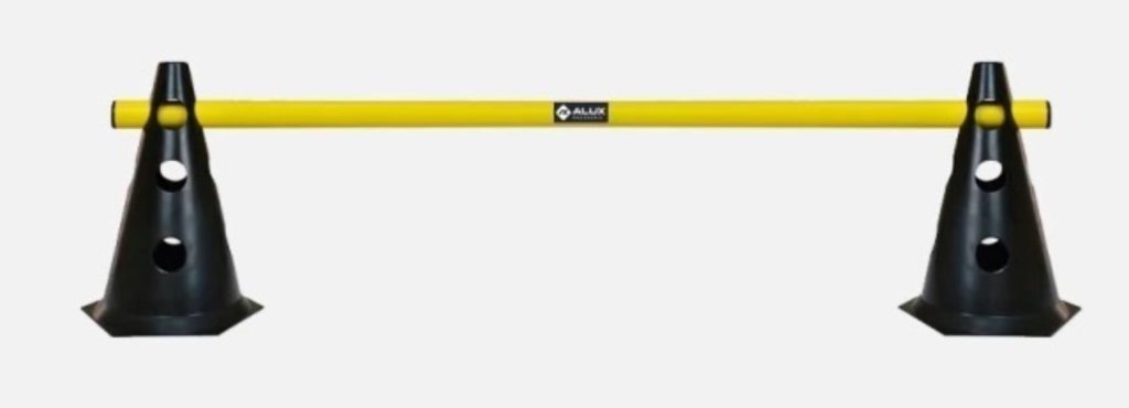 KIT AGILIDADE COM 02 CONES E 01 BARREIRA ALUX