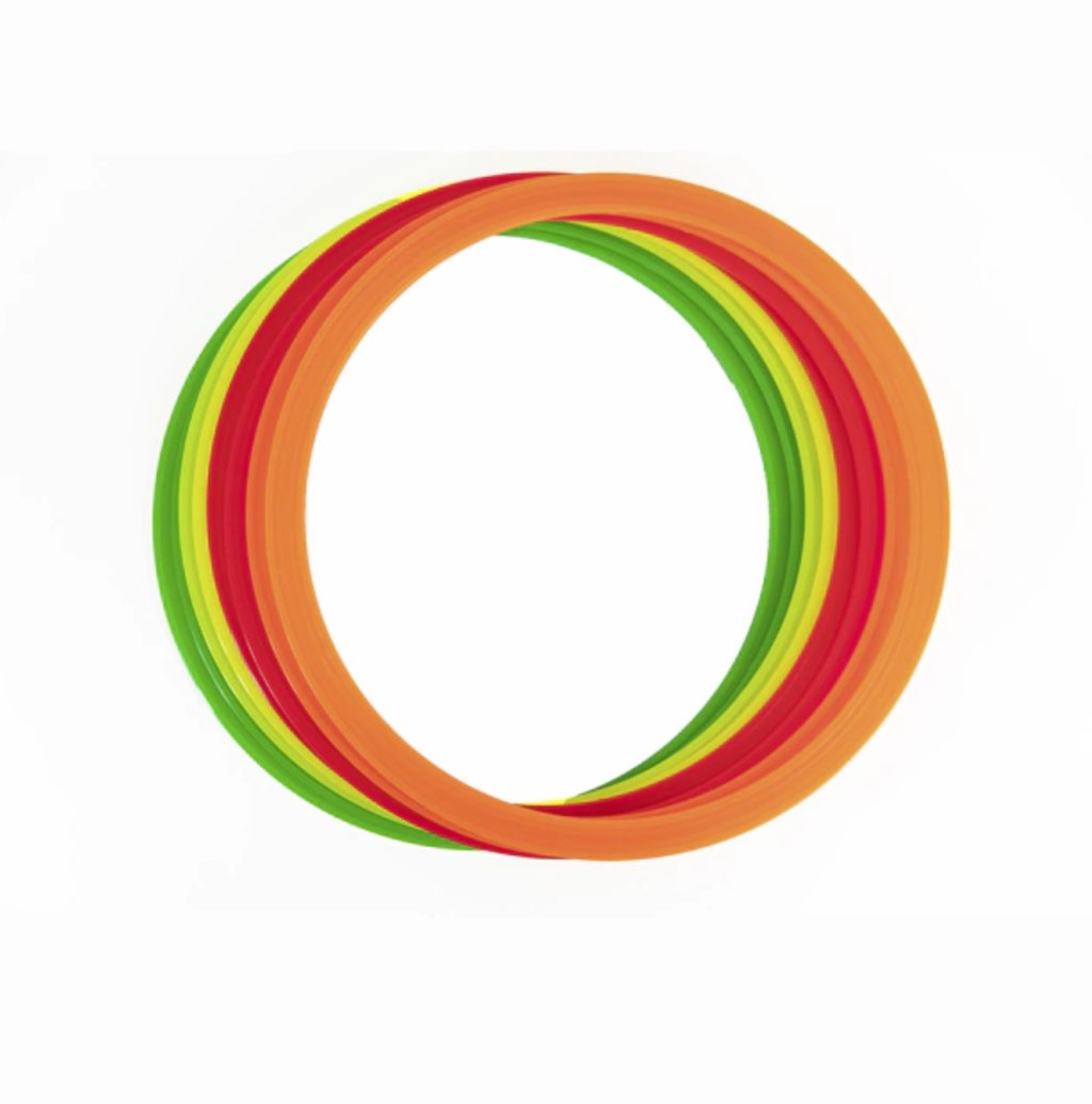 KIT DE ARGOLAS DE AGILIDADE COM 08 UNIDADES ALUX 