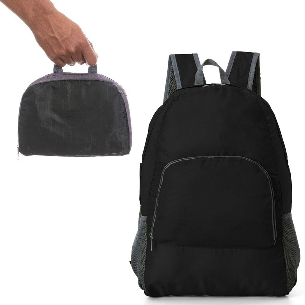 MOCHILA DE NYLON DOBRÁVEL IMPERMEÁVEL 25 LITROS ESPORTIVA ALUX
