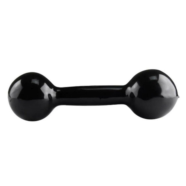 HALTER / PESO DE ACADEMIA EMBORRACHADO PRETO ALUX 