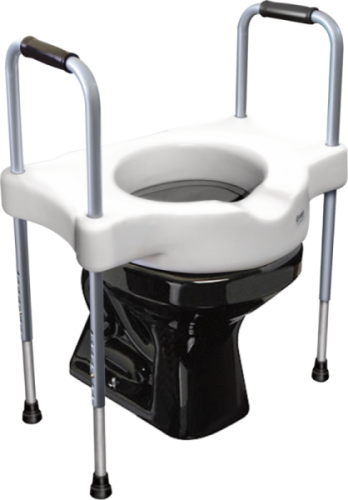 ELEVAÇÃO DE ASSENTO SANITÁRIO COM APOIO E AJUSTE CARCI 