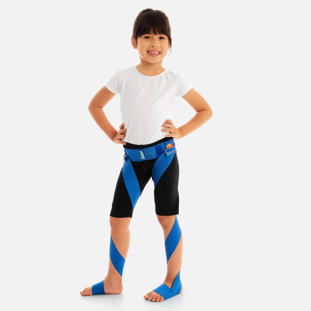 APARELHO ELÁSTICO ROTAÇÃO MEMBROS INFERIORES INFANTIL AZUL (SLING) CHANTAL