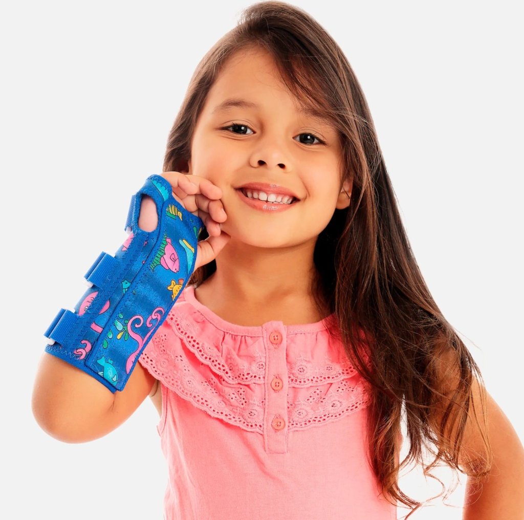 TALA PARA PUNHO COM DEDOS LIVRES INFANTIL BILATERAL