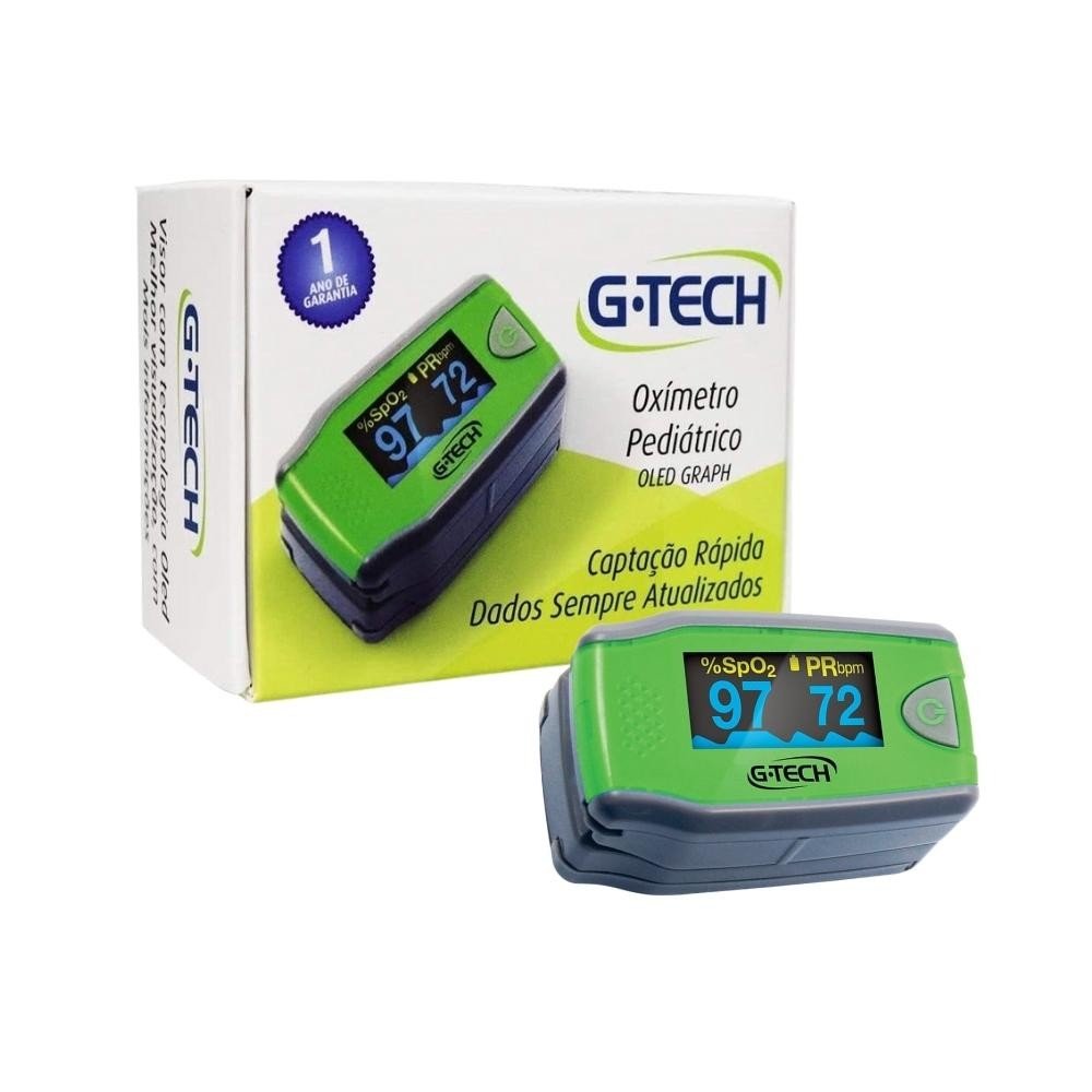 OXÍMETRO DE DEDO MODELO OLED PEDIÁTRICO G-TECH