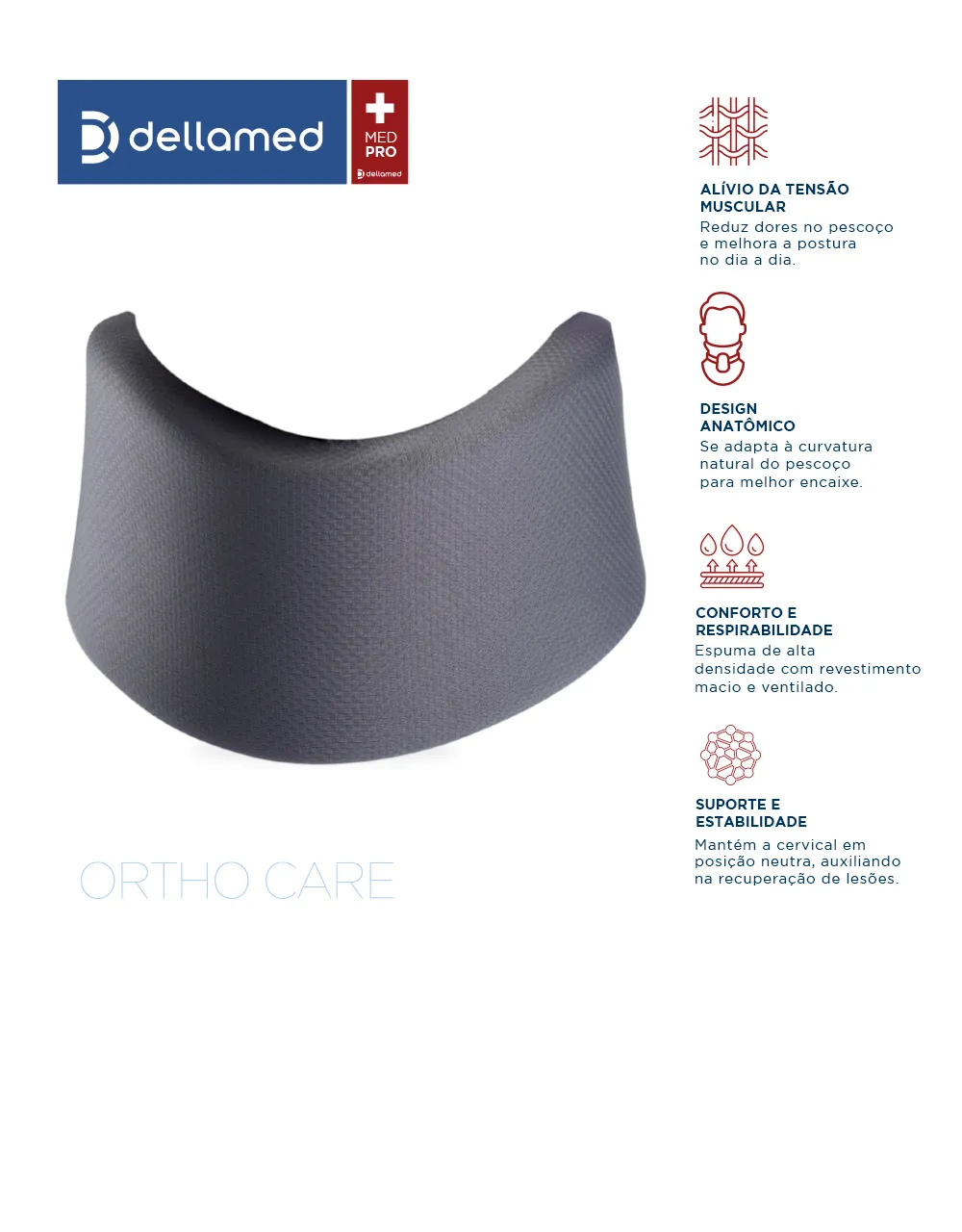 Colar Cervical Ortho Care Dellamed