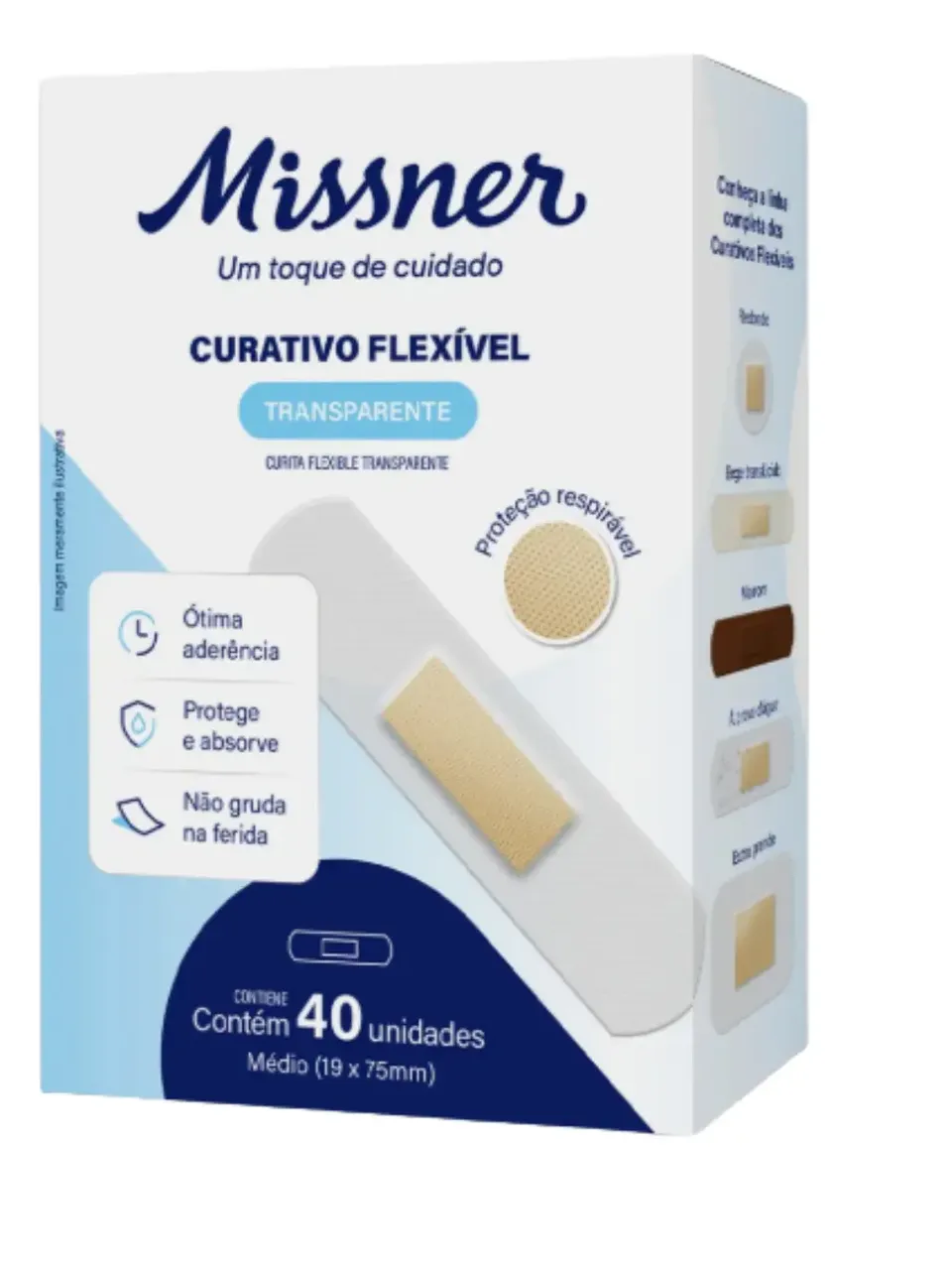 CURATIVO FLEXÍVEL 40 UNIDADES - MISSNER