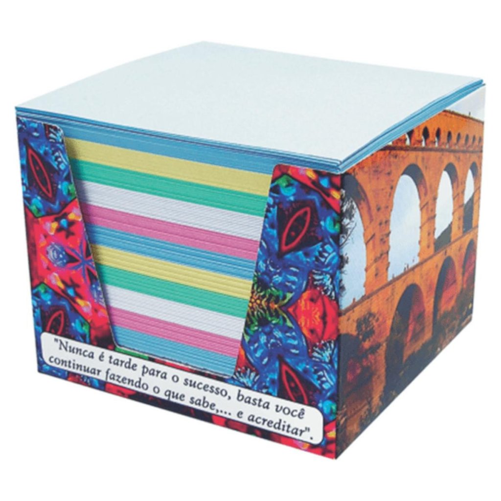 Papel Lembrete Tamoio 82 x 85mm Cores Sortidas 700 fls