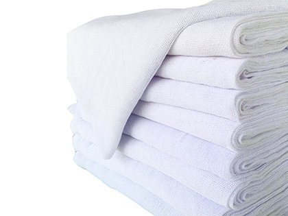 Saco Para Limpeza Bom Pano Branco 40x65