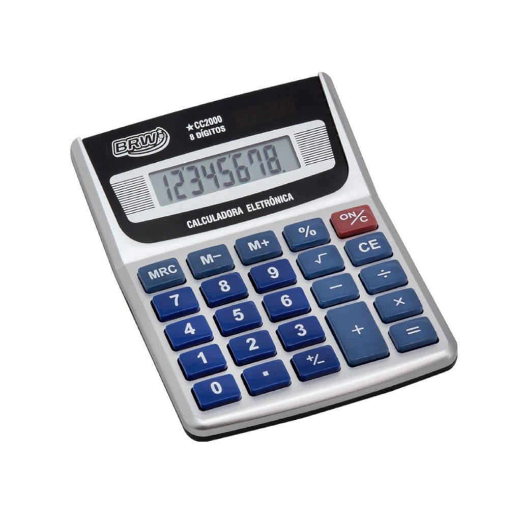 Calculadora de Mesa BRW 8 Dígitos