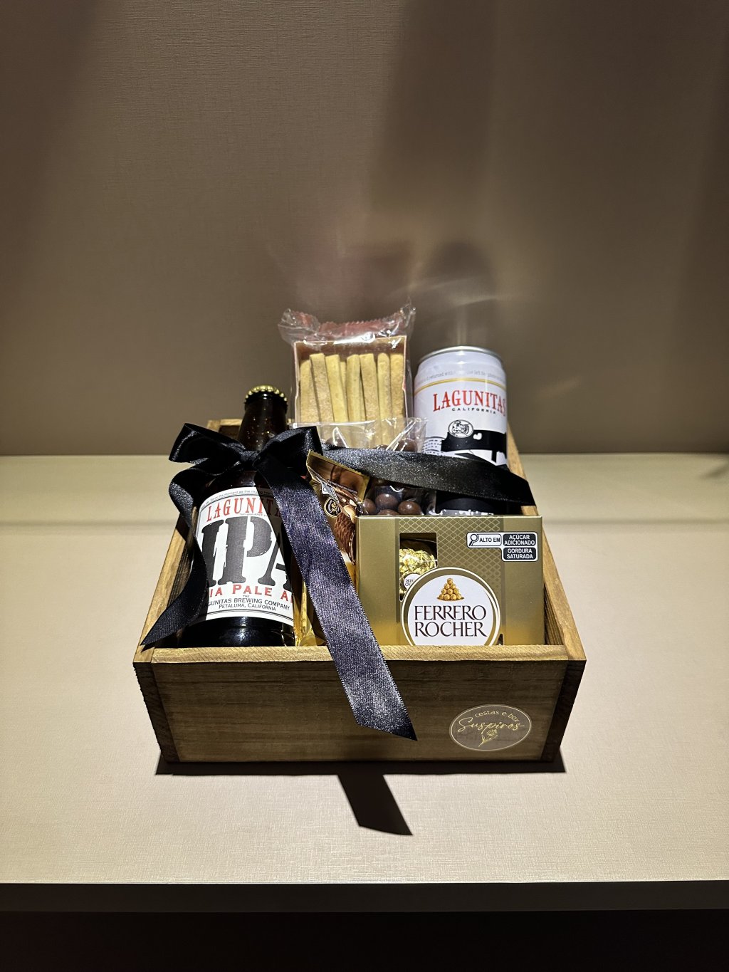 Mini cerveja e petiscos 