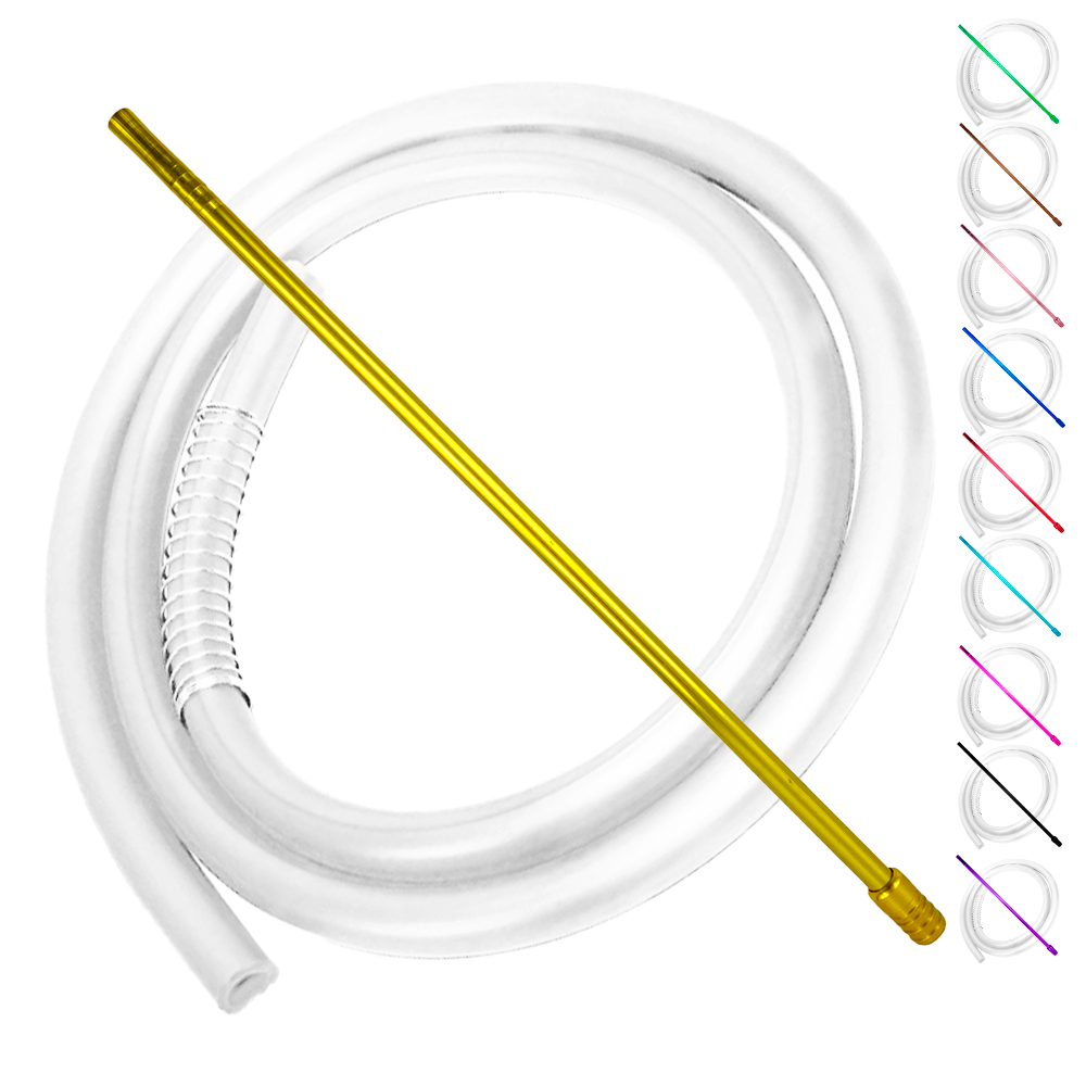 Silicone + Piteira Aluminio + Mola - Branco