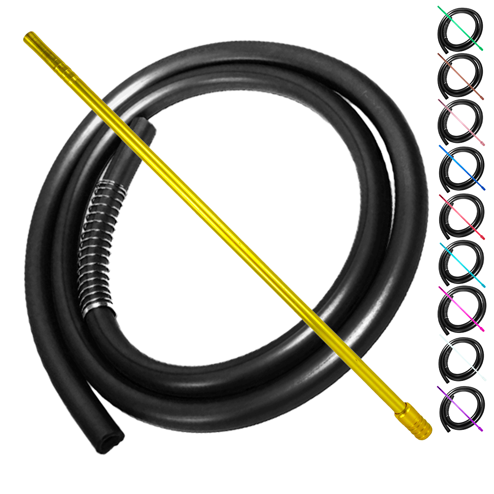 Silicone + Piteira Aluminio + Mola - Preto