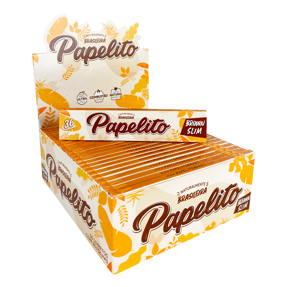 Seda Papelito Brown Slim - 1 unidade