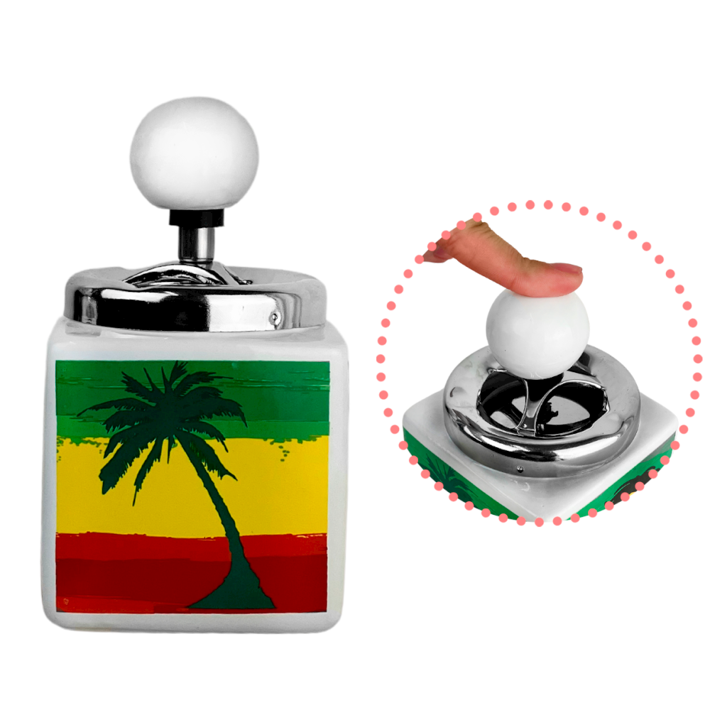 Cinzeiro Giratorio de Porcelana - Reggae 