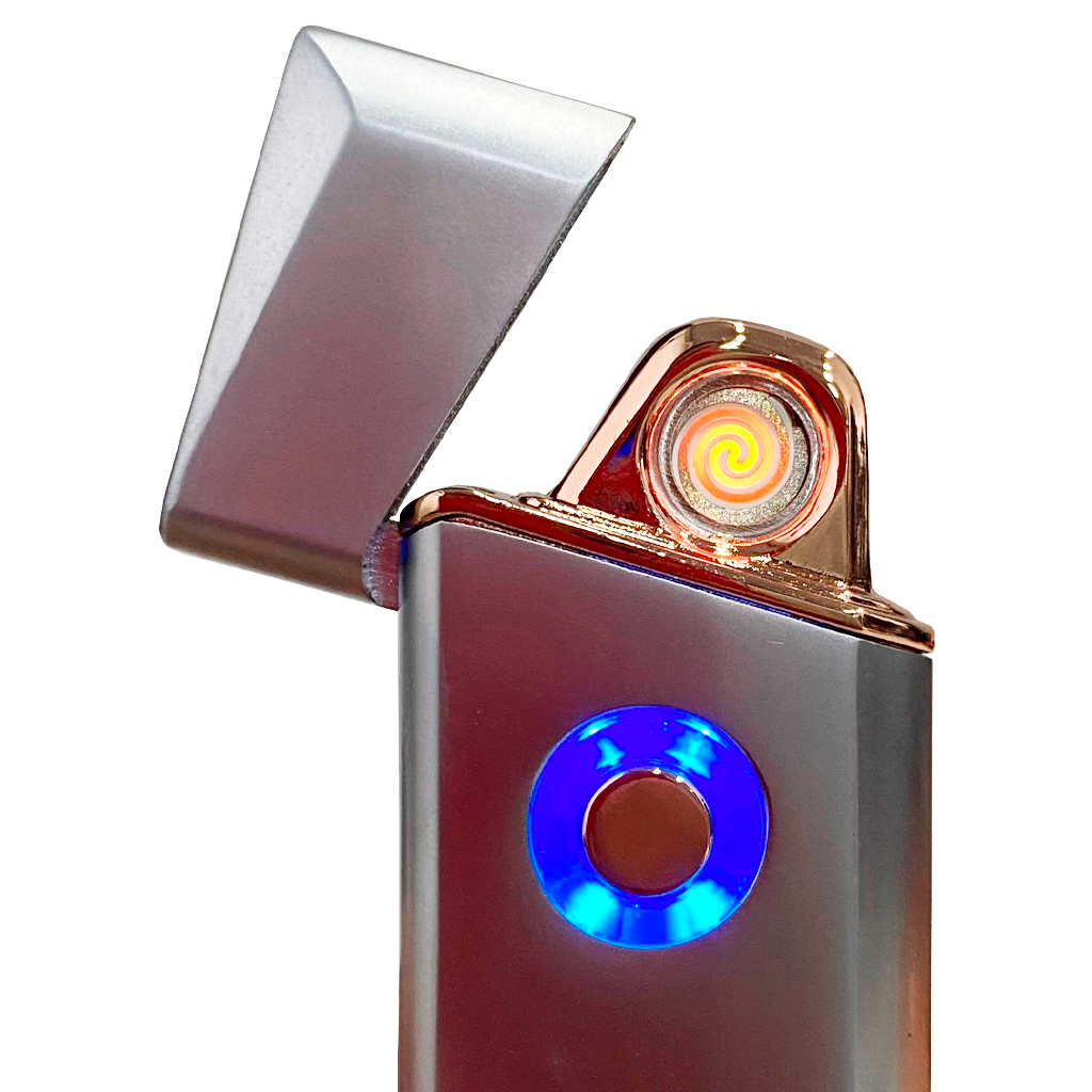 Isqueiro Eletrônico Botão - Gray