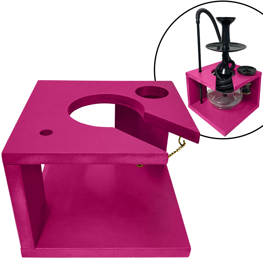 MESA P/ NARGUILE PEQUENO - PINK