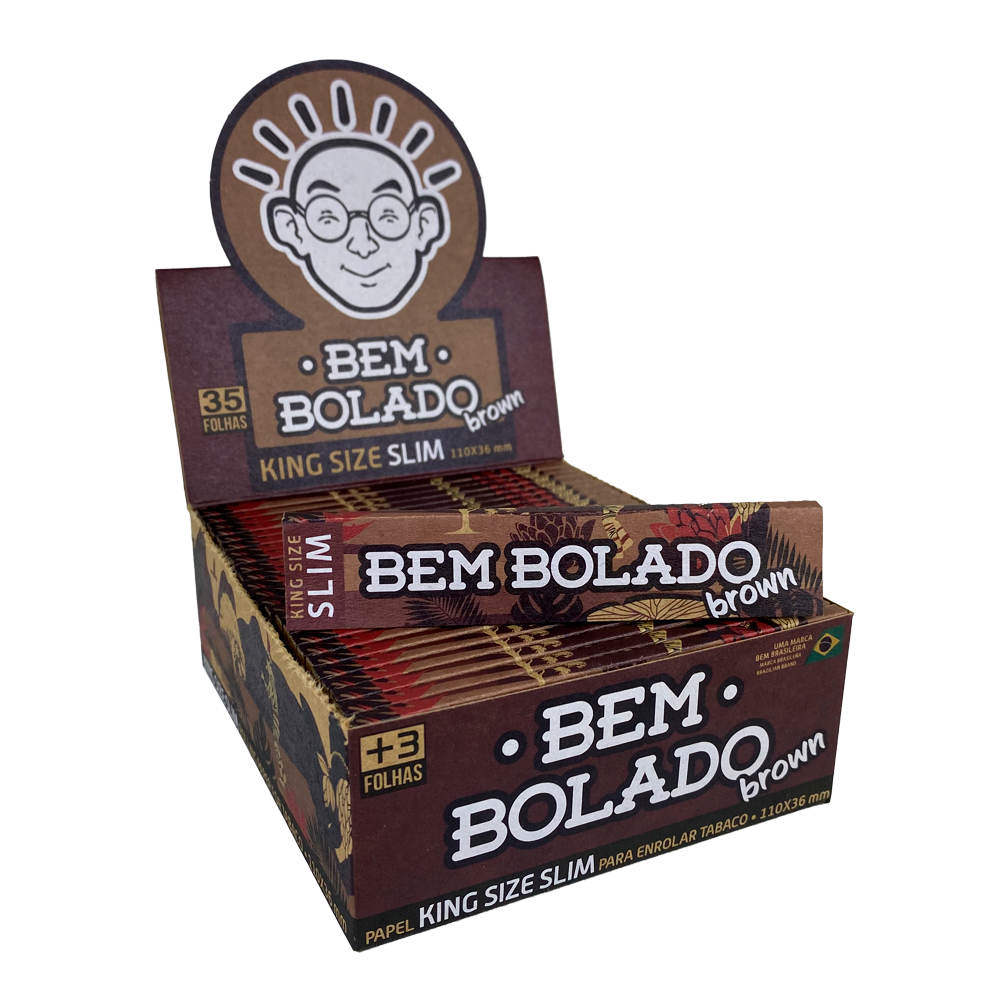 Seda Bem Bolado - King Size Slim Brown - Unidade
